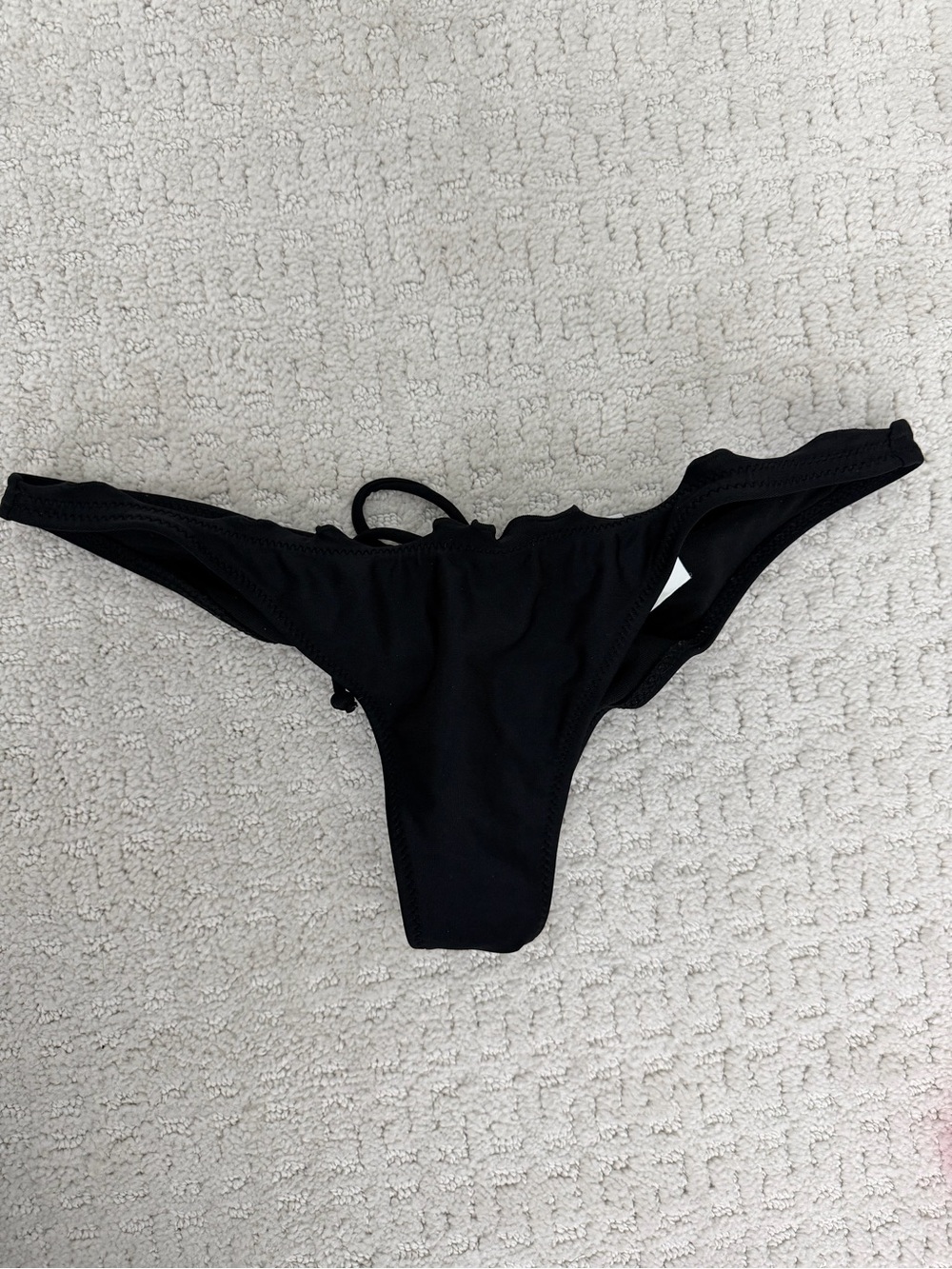 H2Oh Black ruffle Bikini Bottom - Classic style